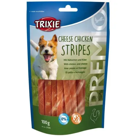 Ласощі Trixie Premio Chicken Cheese Stripes для собак палички з куркою та сиром 100 г