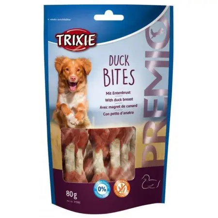 Лакомство Trixie Premio Duck Bites для собак косточка с уткой 80 г