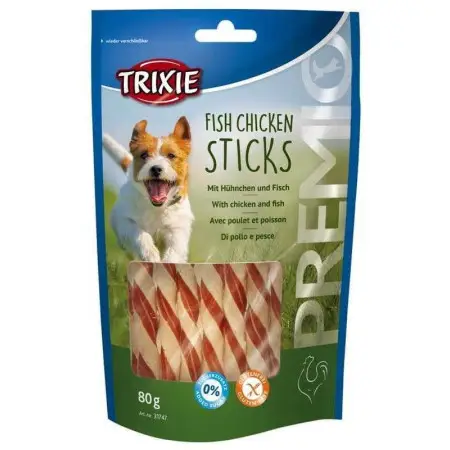 Ласощі Trixie Premio Fish Chicken Sticks для собак з куркою та рибою 80 г