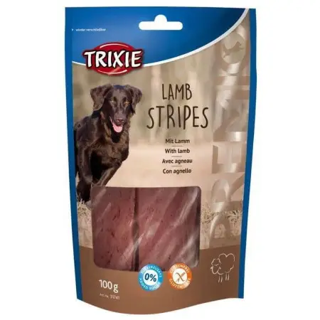 Ласощі Trixie Premio Lamb Stripes для собак полоски з ягням 100 г
