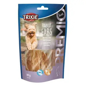 Ласощі Trixie Premio Rabbit Ears для собак вушка кролика та філе курки 80 г
