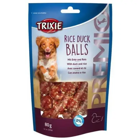 Ласощі Trixie Premio Rice Duck Balls для собак кульки з качкою і рисом 80 г