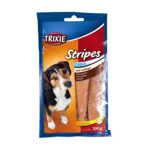 Ласощі Trixie Stripes для собак полоски з м'ясом домашніх птахів 100 г