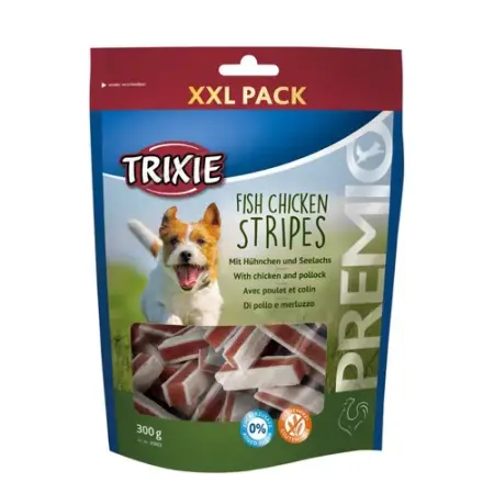 Лакомство Trixie Premio Fish Chicken Stripes XXL для собак палочки курица и лосось 300 г