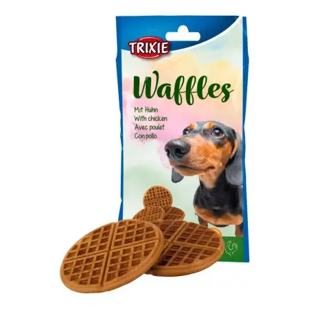 Ласощі Trixie Waffles для собак Вафлі з куркою 7 см 300 г 3 шт