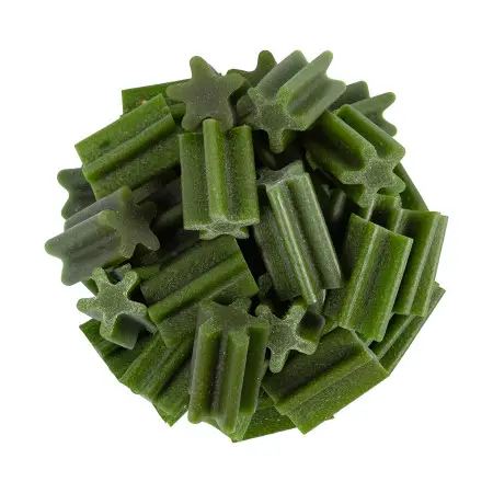 Лакомства для собак WAUDOG Treats "Стоматологическая палочка со вкусом шпината и ванили", 100 г