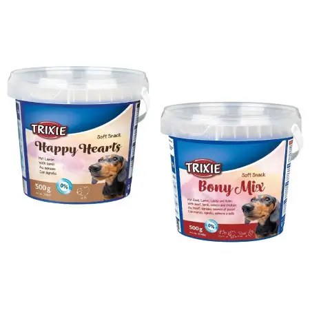 Ласощі Trixie Soft Snack Happy Hearts для собак з ягням 500 г
