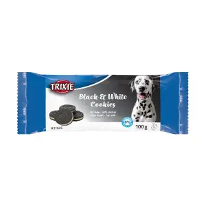 Печиво для собак Trixie Black&amp;White Cookies, печиво зі смаком курки 100 г (TX-31625)