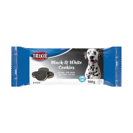 Печиво для собак Trixie Black&White Cookies, печиво зі смаком курки 100 г (TX-31625)