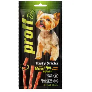 PROFF DOG Жувальні ласощі (Стікси) з ягням для собак порід mini, 3х5г