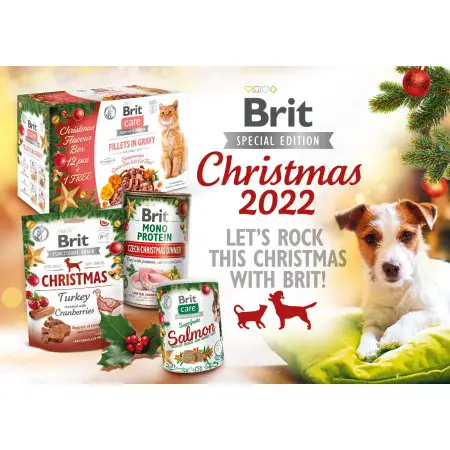 Рождественские Лакомства для собак Brit Care Dog Functional Snack Индюк и клюква 150 г