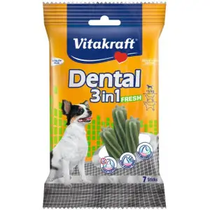 Смачні палички Vitacraft для догляду за зубами з м'ятою для собак вагою до 5 кг, 70 г