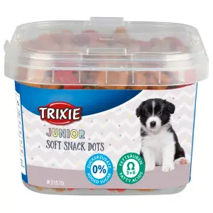 Ласощі Trixie Junior Soft Snack Bones для цуценят з куркою бараниною лососем та кальцієм 140 г