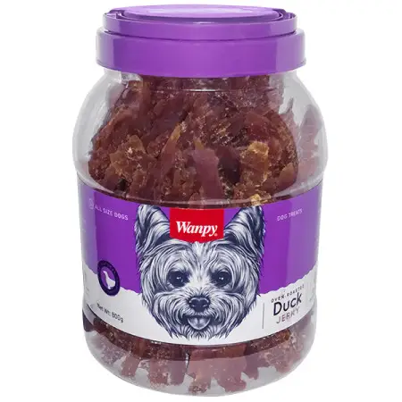 Wanpy Duck Jerky ВАНПІ ФІЛЕ КАЧКИ В’ЯЛЕНЕ ласощі для собак , 0.8 кг.