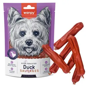 Wanpy Duck Sausages ВАНПІ СОСИСКИ З КАЧКОЮ ласощі для собак , 0.1 кг