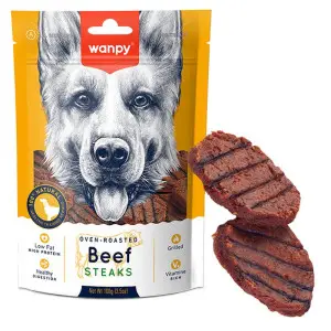 Wanpy Grilled Beef Steak ВАНПІ СТЕЙК ГРИЛЬ ЯЛОВИЧИНА КУРКА лакомство для собак , 0.1 кг