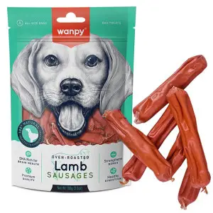 Wanpy Lamb Sausages ВАНПІ СОСИСКИ З ЯГНЯМ ласощі для собак , 0.1 кг