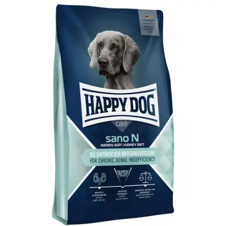 Сухий лікувальний корм Happy Dog Sano N для дорослих собак з хронічною нирковою недостатністю, 7,5 кг
