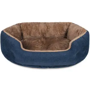 Лежак для собак та котів Pet Fashion Brig (58х48х20см) синій