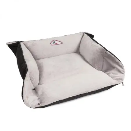 Лежак для собак та котів Pet Fashion Simon №1, (52х42х18 см), чорно-сірий