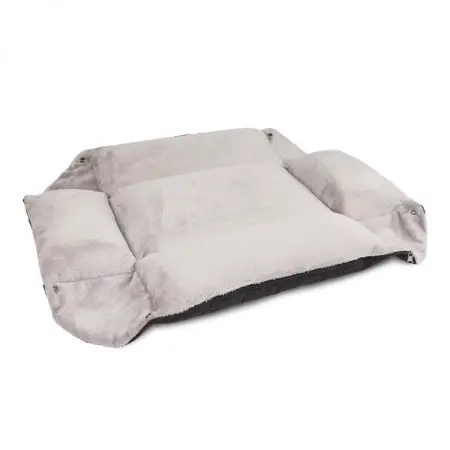 Лежак для собак та котів Pet Fashion Simon №1, (52х42х18 см), чорно-сірий