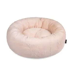 Лежак для собак та котів Pet Fashion Soft, (48х48х17 см), рожевий
