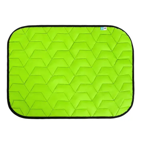 Підстилка для собак AiryVest, розмір S, 55*40 см, салатово-чорна