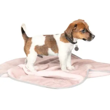Плед для собак та котів Pet Fashion Bliss №1 (77x60 см), пудровий
