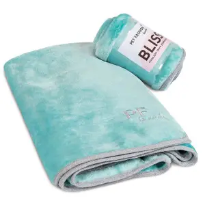 Плед для собак та котів Pet Fashion Bliss №2 (77x100 см), м'ятний