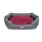 Лежак для собак та котів Pet Fashion Bosphorus 3, (95x78x24 см), сірий з червоним