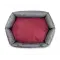 Лежак для собак та котів Pet Fashion Bosphorus 3, (95x78x24 см), сірий з червоним