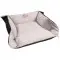 Лежак для собак та котів Pet Fashion Simon 2, (66x54x20 см), чорно-сірий
