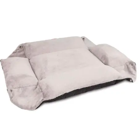 Лежак для собак та котів Pet Fashion Simon 2, (66x54x20 см), чорно-сірий
