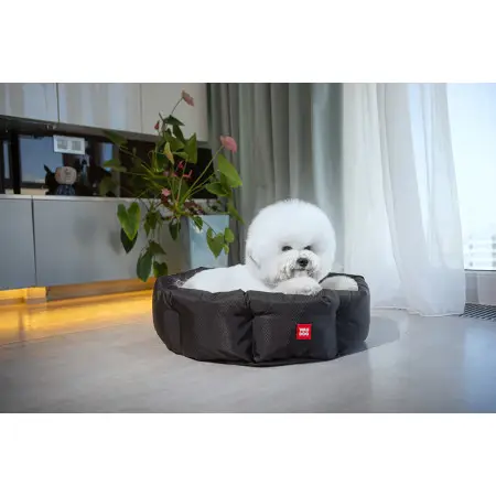 Лежанка для собак WAUDOG Relax, малюнок "Бетмен 2", зі змінною подушкою, L, Ш 49 см, Дл 49 см, В 20 см