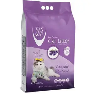 Бентонітовий наповнювач VanCat (Ван кет) Ван кет Lavender для туалету, 10 кг