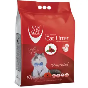 Бентонітовий наповнювач VanCat (Ван кет) Ван кет Unscented для туалету, 10 кг