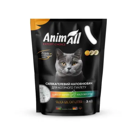 Наповнювач AnimAll силікагелевий з індикатором PH, 3 л