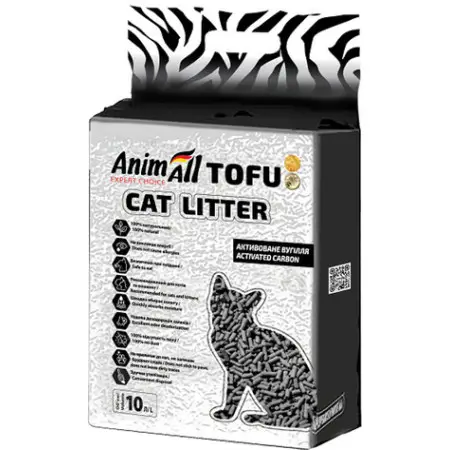 Наповнювач AnimAll ТОФФУ з активованим вугіллям 4,66кг/10 літрів