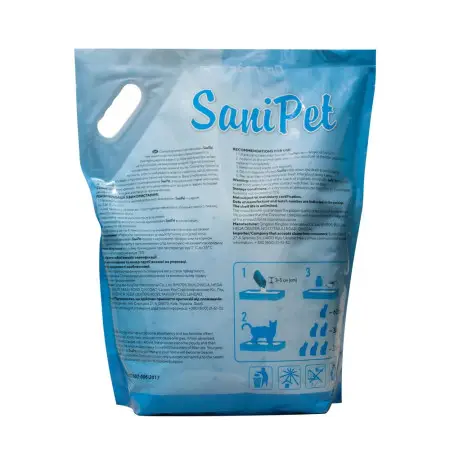 Наповнювач Sani Pet для котячих туалетів силікагелевий, 7,6 л