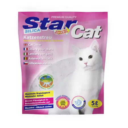 Наповнювач силікагелевий Star Cat для котів, 5 л