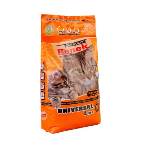 Super Benek Uniwersalny Naturalny 5l-Наповнювач бентонітовий для котячих туалетів Супер Бенек Універсальний Натуральний 5л