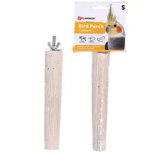 Flamingo Perch Calcium ФЛАМІНГО ЖЕРДОЧКА З КАЛЬЦІЄМ для гігієни дзьоба та кігтів птахів 3,1х3,1х16 см