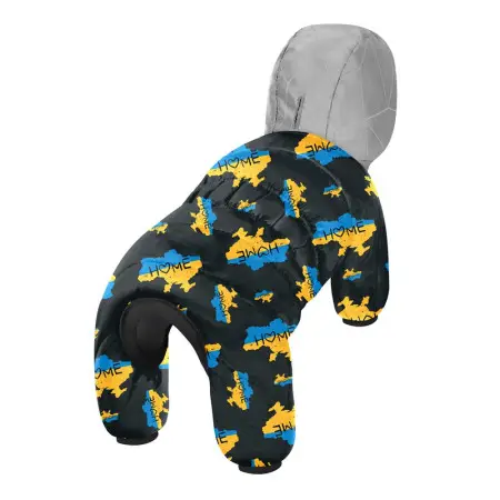 Комбінезон для собак WAUDOG Clothes малюнок "Дім", M47, В 69-72 см, С 41-44 см