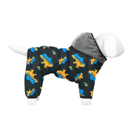 Комбінезон для собак WAUDOG Clothes малюнок "Дім", XS22, В 29-31 см, С 19-21 см
