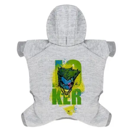 Комбінезон для собак WAUDOG Clothes малюнок "Джокер", софтшелл, S40, B 52-57 см, С 32-37 см