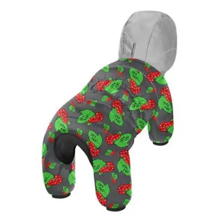 Комбінезон для собак WAUDOG Clothes малюнок "Калина", L50, В 70-74 см, С 47-50 см