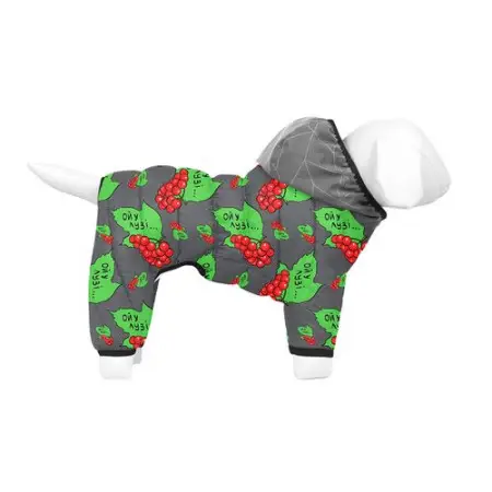 Комбінезон для собак WAUDOG Clothes малюнок "Калина", M35, В 59-62 см, С 37-40 см