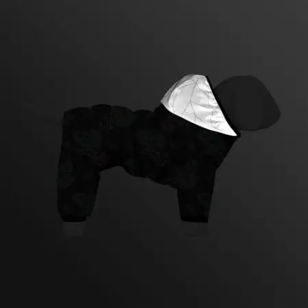 Комбінезон для собак WAUDOG Clothes малюнок "Калина", XS30, В 40-43 см, С 27-30 см