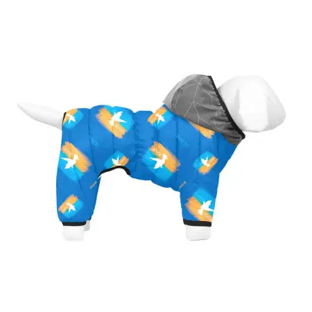 Комбинезон для собак WAUDOG Clothes рисунок "Флаг", L50, В 70-74 см, С 47-50 см