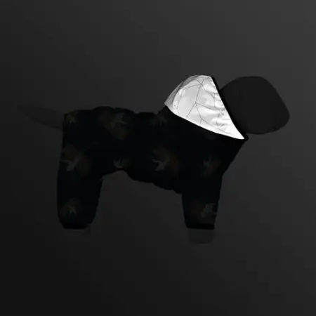 Комбінезон для собак WAUDOG Clothes малюнок "Прапор", M35, В 59-62 см, С 37-40 см